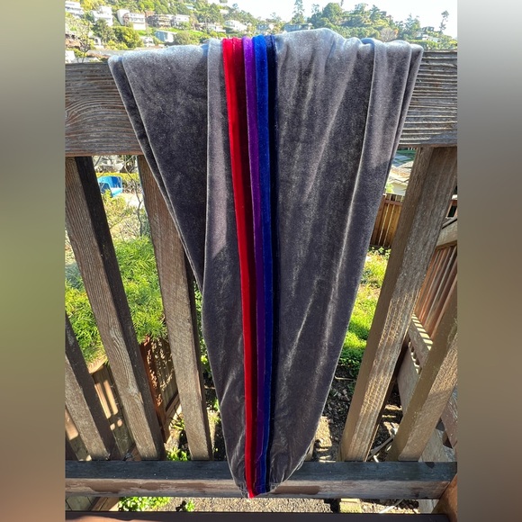 Aviator Nation Velvet Strip Sweatpants Womens size medium - Picture 5 of 5